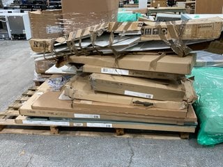 PALLET OF ASSORTED JOHN LEWIS & PARTNERS INCOMPLETE FURNITURE ITEMS: LOCATION - C6 (KERBSIDE PALLET DELIVERY)