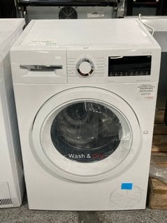 BOSCH 8KG WASH/5KG DRY WASHER DRYER: MODEL WNA134U8GB - RRP £729: LOCATION - D7