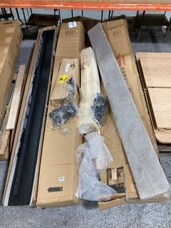 PALLET OF ASSORTED JOHN LEWIS & PARTNERS INCOMPLETE BED COMPONENTS: LOCATION - D7