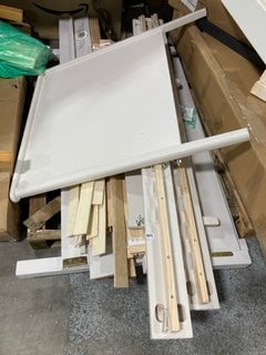 PALLET OF ASSORTED JOHN LEWIS & PARTNERS INCOMPLETE BED COMPONENTS: LOCATION - D7 (KERBSIDE PALLET DELIVERY)