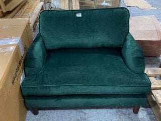 ALMOST PERFECT PET SOFA BED IN GREEN - RRP £129: LOCATION - B7