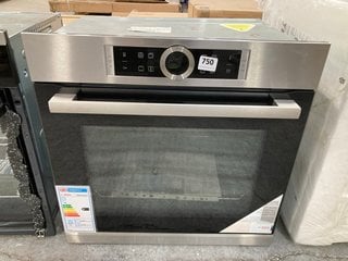 BOSCH BUILT IN SINGLE ELECTRIC OVEN: MODEL HBG674BS1B - RRP £869: LOCATION - A3