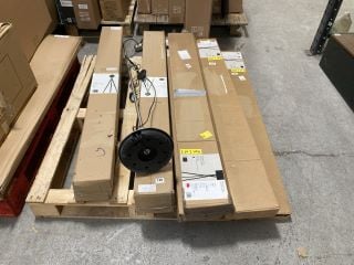 PALLET OF ASSORTED JOHN LEWIS & PARTNERS LIGHTS TO INCLUDE 2 X JULES FLOOR LAMPS: LOCATION - B4