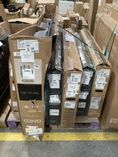 (COLLECTION ONLY) PALLET OF ASSORTED TVS - PCB BOARDS REMOVED - SPARES & REPAIRS TO INCLUDE SONY BRAVIA KD43X75WL 4K LED SMART TV: LOCATION - B5