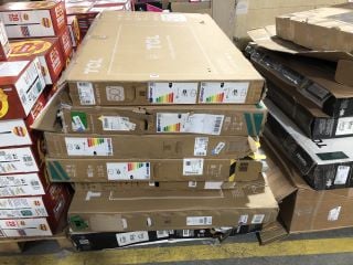 (COLLECTION ONLY) PALLET OF ASSORTED TVS - PCB BOARDS REMOVED - SPARES & REPAIRS TO INCLUDE TCL 50V6BKXL 50" 4K HDR TV: LOCATION - B5