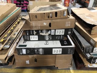 (COLLECTION ONLY) PALLET OF ASSORTED TVS - PCB BOARDS REMOVED - SPARES & REPAIRS TO INCLUDE TOSHIBA 55UF3D53DB 55" 4K HDR ALEXA FIRE TV: LOCATION - B5