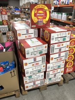 PALLET OF WALKERS CLASSIC VARIETY CRISPS - BBE 7/12/24: LOCATION - B6