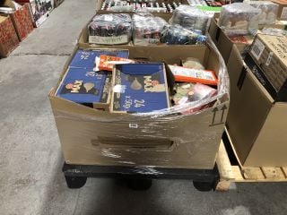 PALLET OF ASSORTED FOOD ITEMS TO INCLUDE 3 X BOXES OF WALKERS MAX CHUNKY CHEESE & ONION CRISPS - BBE 2/11/24: LOCATION - B6