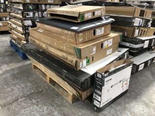 (COLLECTION ONLY) PALLET OF ASSORTED TVS - PCB BOARDS REMOVED - SPARES & REPAIRS TO INCLUDE LG 43UT91006LA 43" UHD THINQ TV: LOCATION - B8