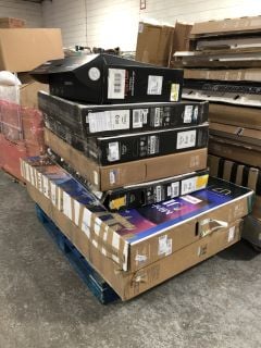 (COLLECTION ONLY) PALLET OF ASSORTED TVS - PCB BOARDS REMOVED - SPARES & REPAIRS TO INCLUDE TOSHIBA 50UF3D53DB 50" 4K HDR FIRE TV: LOCATION - B9