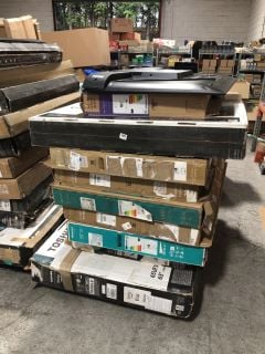 (COLLECTION ONLY) PALLET OF ASSORTED TVS - PCB BOARDS REMOVED - SPARES & REPAIRS TO INCLUDE TOSHIBA 43UF3D53DB 43" 4K HDR SMART TV: LOCATION - B9