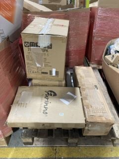 PALLET OF ASSORTED FURNITURE ITEMS TO INCLUDE VIDA DESIGNS ARLINGTON RADIATOR COVER: LOCATION - A5