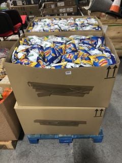 PALLET OF WALKERS CHEESE & ONION CRISPS - BBE 2/11/24: LOCATION - A6