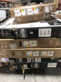 (COLLECTION ONLY) PALLET OF ASSORTED TVS - PCB BOARDS REMOVED - SPARES & REPAIRS TO INCLUDE HISENSE 65A6KTUK 65" TV: LOCATION - A6