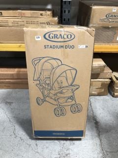 GRACO STADIUM DUO PUSHCHAIR IN GREY/BLACK: LOCATION - BR7