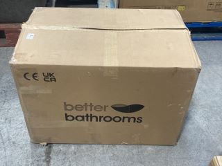 BETTER BATHROOMS BEBA CLOSE COUPLED TOILET & CISTERN IN WHITE - RRP £100.00: LOCATION - A2