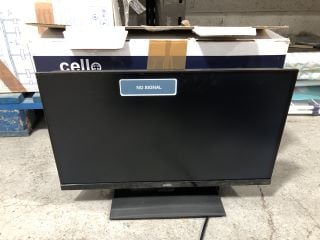 CELLO 22" FULL HD TV WITH BUILT IN SATELLITE TUNER (WITH CABLE & STAND, NO REMOTE): LOCATION - BR10