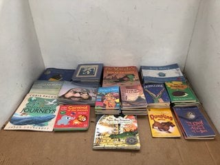 QTY OF ASSORTED CHILDRENS BOOKS TO INCLUDE DR XARGLE'S BOOK OF EARTHLETS BY JEANNE WILLIS: LOCATION - D3