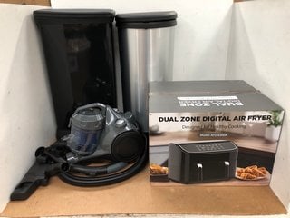 4 X ASSORTED HOUSEHOLD ITEMS TO INCLUDE DUAL ZONE DIGITAL AIR FRYER- MODEL NO AFD-6300A: LOCATION - D5