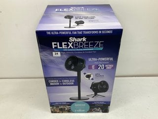 SHARK FLEX BREEZE HIGH-VELOCITY PORTABLE FAN(SEALED) - MODEL FA220UK - RRP £199: LOCATION - BOOTH