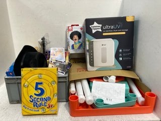 QTY OF CHILDRENS ITEMS TO INCLUDE TOMMEE TIPPEE ULTRA UV STERILISER, DRYER AND STORAGE: LOCATION - C17