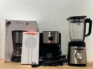 4 X ASSORTED JOHN LEWIS & PARTNERS KITCHEN ITEMS TO INCLUDE DRIP FILTER COFFEE MACHINE: LOCATION - C11