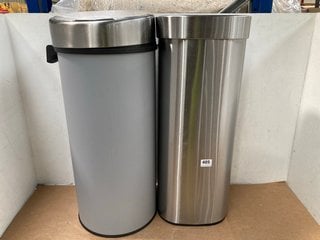 2 X ASSORTED JOHN LEWIS & PARTNERS BINS TO INCLUDE 30L BIN IN CREAM: LOCATION - C5