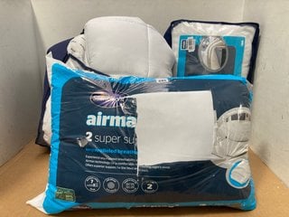 3 X BEDDING ITEMS TO INCLUDE SILENTNIGHT AIR MAX DUVET 10.5TOG - SINGLE: LOCATION - B3