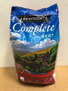 ARKWRIGHTS COMPLETE WITH BEEF DRY DOG FOOD 15KG - BBE: AUGUST 2025: LOCATION - B6