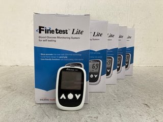 5 X FINE TEST LITE BLOOD GLUCOSE MONITORING SYSTEMS FOR SELF TESTING: LOCATION - D1