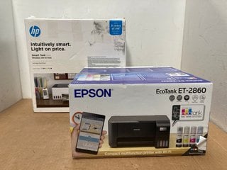 EPSON ECOTANK 2860 PRINTER TO INCLUDE HP SMART TANK 5105 WIRELESS ALL - IN - ONE CARTRIDGE FREE PRINTER: LOCATION - B10