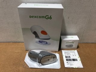 3 X DEXCOM G6 MEDICAL ITEMS TO INCLUDE APPLICATOR G6 SENSOR 1 PIECE BLOOD SUGAR DIABETES - BBE: 31.12.2025 / TRANSMITTER - BBE: 31.07.2025 / OVERPATCH - BBE: 16.01.2026 - COMBINED RRP: £ 175.00: LOCA