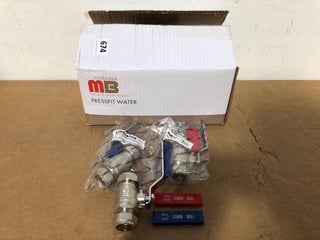 BOX OF NAVIGATOR 22MM LEVER BALL VALVES DUAL FULL BORE: LOCATION - B16