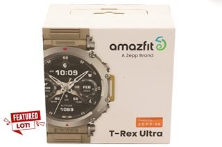 AMAZFIT T-REX ULTRA SMART WATCH IN SAHARA(SEALED) - MODEL A2142 - RRP £399: LOCATION - BOOTH