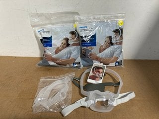 2 X PHILIPS RESPIRONICS FULL FACE MASKS - SIZE: SMALL: LOCATION - A 17