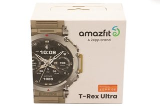 AMAZFIT T-REX ULTRA SMART WATCH IN SAHARA(SEALED) - MODEL A2142 - RRP £399: LOCATION - BOOTH