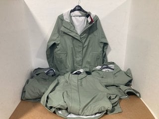 4 X KLASS WOMENS JACKETS IN GREEN UK SIZE L / XL - COMBINED RRP:£220: LOCATION - A4