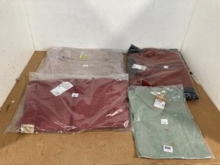 4 X ASSORTED WOMENS CLOTHING ITEMS IN VARIOUS SIZES TO INCLUDE MOUNTAIN WAREHOUSE COCONUT SHIRT IN GREEN UK SIZE 18: LOCATION - A3