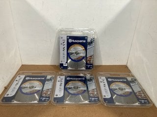 4 X HUSQVARNA TACTI CUT S50 BRONZE SAW BLADES (PLEASE NOTE: 18+YEARS ONLY. ID MAY BE REQUIRED) - COMBINED RRP:£131: LOCATION - A3