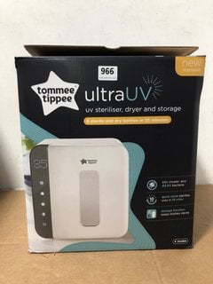 TOMMEE TIPPEE ULTRA UV STERILISER/DRYER/STORAGE - RRP £149: LOCATION - WA5