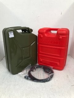 VEVOR MARINE FUEL TANK TO INCLUDE FAITHFUL 20L STEEL JERRY CAN: LOCATION - AR2