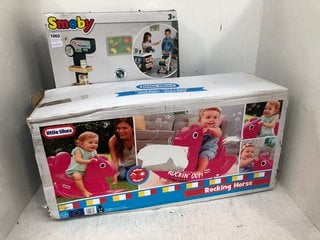 SMOBY SUPERMARKET PLAYSET TO INCLUDE LITTLE TIKES ROCKING HORSE: LOCATION - AR2