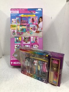 BARBIE VACATION HOUSE PLAYSET TO INCLUDE RAINBOW HIGH FASHION STUDIO PLAYSET: LOCATION - AR3