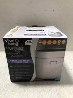 VITAL BABY NURTURE ADVANCED PRO UV STERILISER & DRYER IN WHITE - RRP £130: LOCATION - AR7