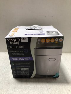 VITAL BABY NURTURE ADVANCED PRO UV STERILISER & DRYER IN WHITE - RRP £130: LOCATION - AR7