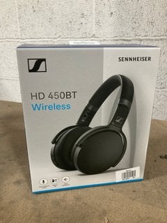 SENNHEISER HD 450BT WIRELESS HEADPHONES IN BLACK - RRP £120.00: LOCATION - AR12