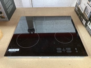 SAMSUNG C61R2AEE 58CM CERAMIC ELECTRIC HOB IN BLACK - RRP £240.00: LOCATION - AR12