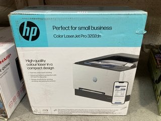 HP COLOR LASERJET PRO 3202DN WIRELESS PRINTER IN WHITE - RRP £309.99: LOCATION - AR12