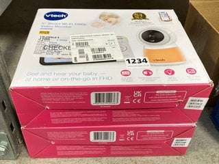 2 X VTECH RM5754HD 5" SMART WIFI 1080P VIDEO MONITORS: LOCATION - AR13