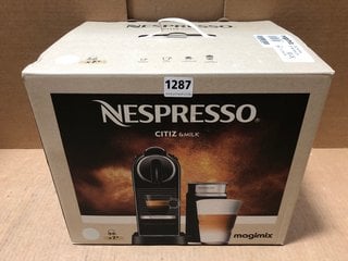 NESPRESSO CITIZ & MILK COFFEE MACHINE IN BLACK - RRP £198: LOCATION - AR17